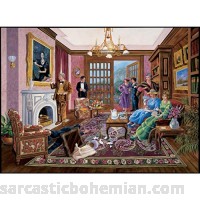 Bits and Pieces 1000 Piece Murder Mystery Puzzle Murder at Bedford Manor by Artist Gene Dieckhoner Solve The Mystery 1000 pc Jigsaw B005OKBR9O